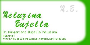 meluzina bujella business card